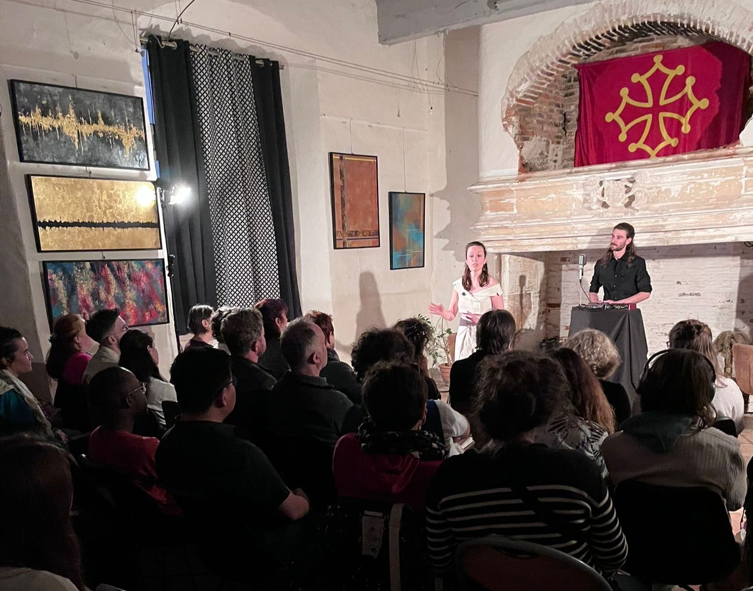 Salle comble pour la première de La Capitaine Cartographe ! 